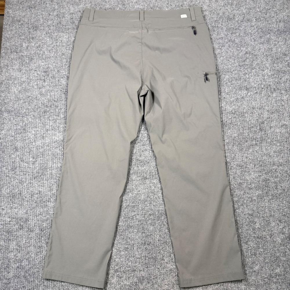 Orvis Mens 38x29 Performance Trek Tech Light Gray Water Repellent Hiking Pants - Picture 10 of 10